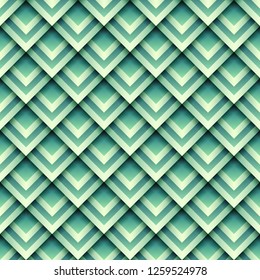 Vector paper cut geometric modern background. Trendy craft style illustration. 3d effect imitation