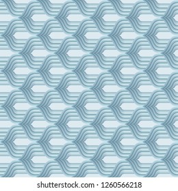 Vector paper cut geometric modern background. Trendy craft style illustration. 3d effect imitation