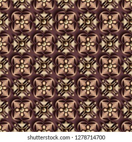 Vector paper cut geometric modern background. Trendy craft style illustration. 3d effect imitation