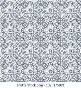 Vector paper cut geometric modern background. Trendy craft style illustration. 3d effect imitation
