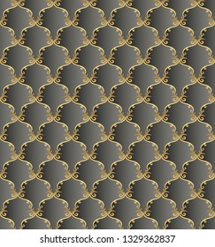Vector paper cut geometric modern background. Trendy craft style illustration. 3d effect imitation