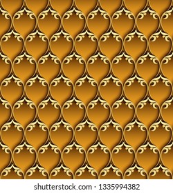 Vector paper cut geometric modern background. Trendy craft style illustration. 3d effect imitation