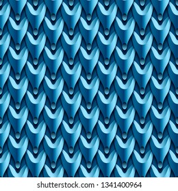 Vector paper cut geometric modern background. Trendy craft style illustration. 3d effect imitation