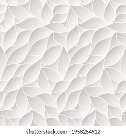 Vector paper cut geometric nature modern background. Trendy craft style illustration. 3d effect imitation