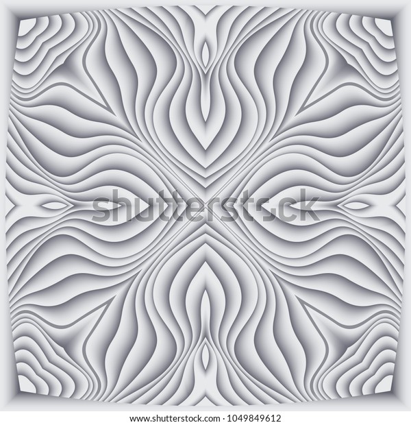 Vector Paper Cut Lines Modern Background Stock Vector (Royalty Free ...
