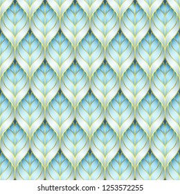 Vector paper cut nature modern background. Trendy craft style illustration. 3d effect imitation