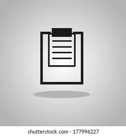 Vector paper document icon