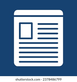 Vector paper document icon vector template logo trendy collection flat design