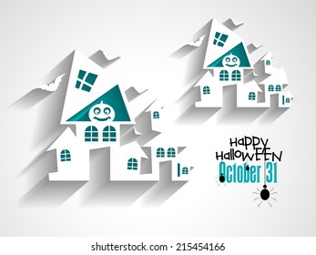 Vector paper graphic for Halloween.