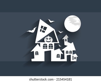 Vector paper graphic for Halloween.
