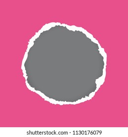 Vector paper with a hole in the middle