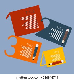 Vector Paper Infographics Layout - Template