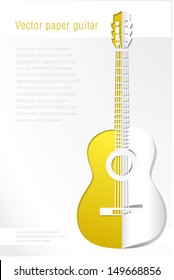 VECTOR PAPER LAYOUT GUITAR