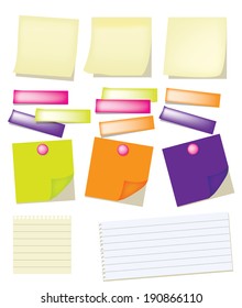 Vector of Paper note