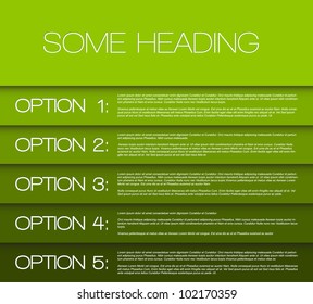 Vector Paper options background / product choice or versions