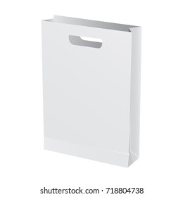 Vector paper package for fast food. Realistic template illustration for your design