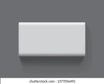 vector paper packaging box on dark background mock up