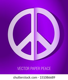 VECTOR PAPER PEACE