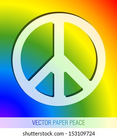 Vector Paper Peace.