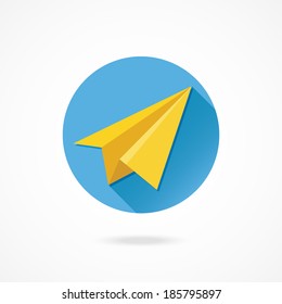 Vector Paper Plane Icon