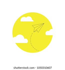 Vector Paper Plane Illustration 