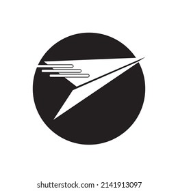 vector Paper Plane  logo illustration design