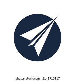 vector Paper Plane  logo illustration design