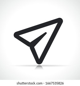 Symbol für die Papierebene der Vektorillustration