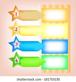 Vector Paper Progress background