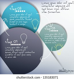Vector Paper Progress background. Infographic design.