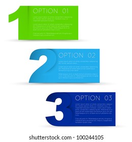 Vector Paper Progress background / product choice or versions