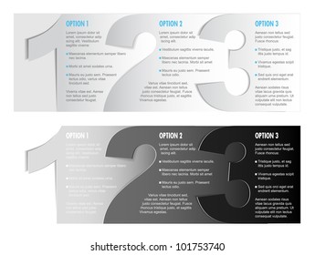 Vector Paper Progress background / product choice or versions