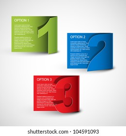 Vector Paper Progress background / product choice or versions