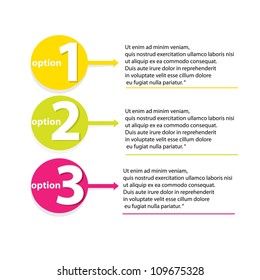 Vector Paper Progress background / product choice or versions