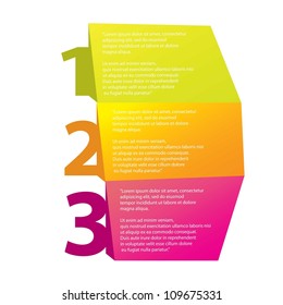Vector Paper Progress background / product choice or versions