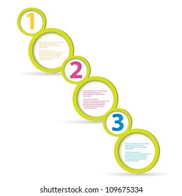 Vector Paper Progress background / product choice or versions