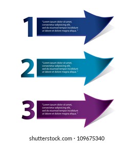 Vector Paper Progress background / product choice or versions