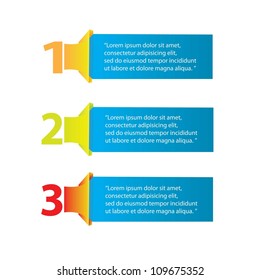 Vector Paper Progress background / product choice or versions