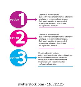 Vector Paper Progress background / product choice or versions