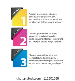 Vector Paper Progress background / product choice or versions