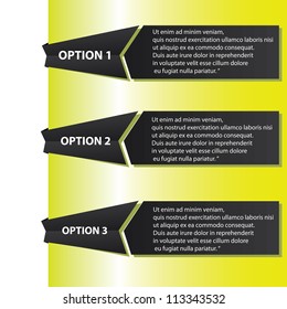Vector Paper Progress background / product choice or versions