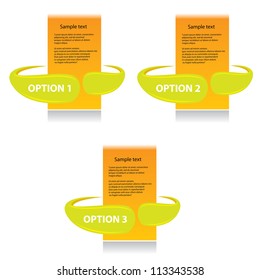 Vector Paper Progress background / product choice or versions