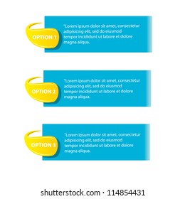 Vector Paper Progress background / product choice or versions