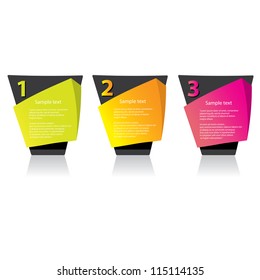 Vector Paper Progress background / product choice or versions