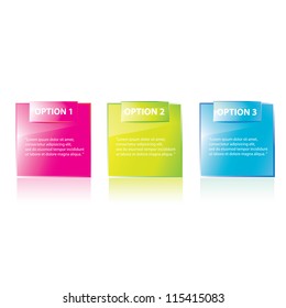 Vector Paper Progress background / product choice or versions