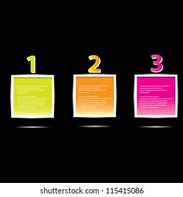 Vector Paper Progress background / product choice or versions