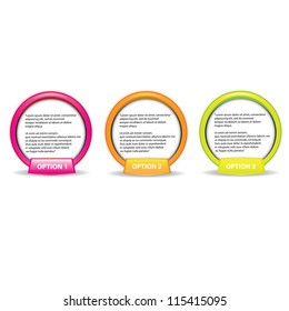 Vector Paper Progress background / product choice or versions