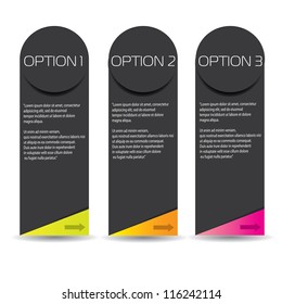 Vector Paper Progress background / product choice or versions