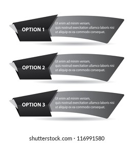 Vector Paper Progress background / product choice or versions