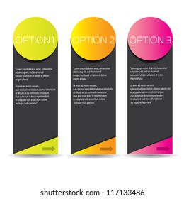 Vector Paper Progress background / product choice or versions